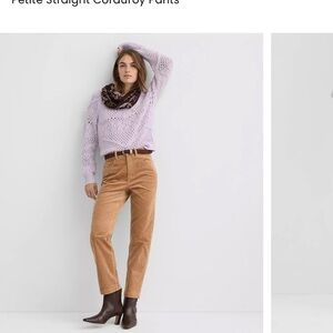 Loft Tan Corduroy Pants